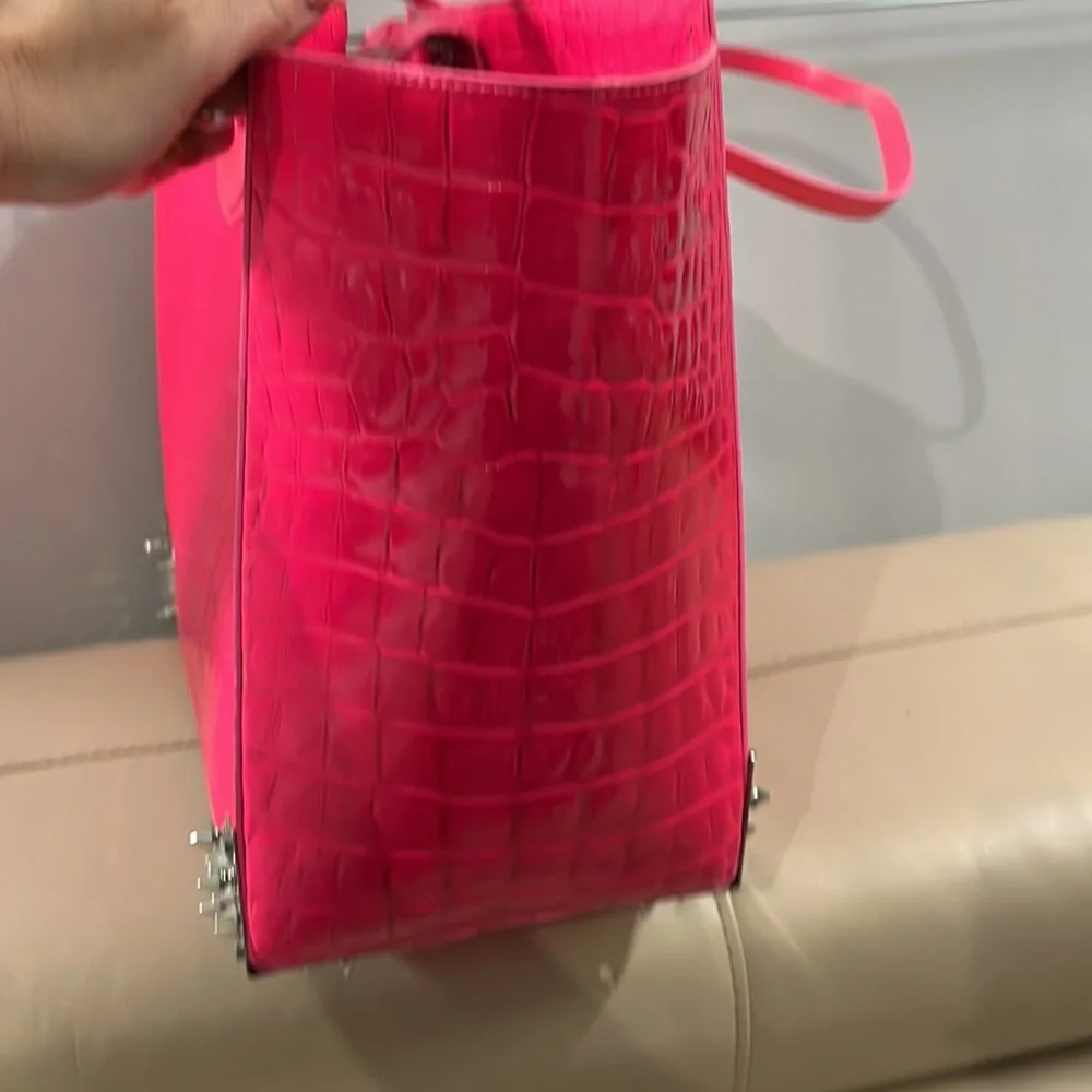 Philipp Plein pink ombré croc-style tote - Picture 10 of 16